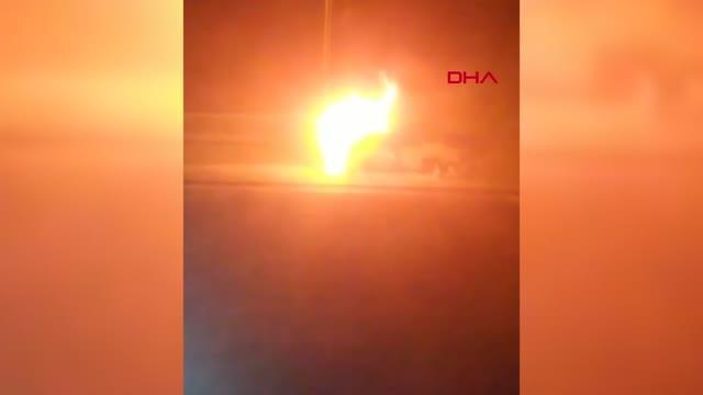 Balıkesir haber... İSTANBUL-KUZEY MARMARA OTOYOLU'NDA İŞÇİLERİ TAŞIYAN SERVİS OTOBÜSÜ ALEV ALEV YANDI