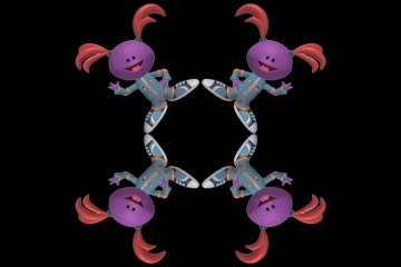 The Save-Ums! kaleidoscope promo test (After Effects; made by Convidado)