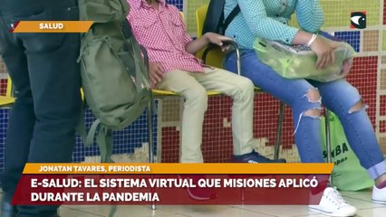 Sala cinco E-salud el sistema virtual que misiones aplicó durante la pandemia