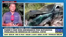 ¡Por una supuesta herencia! Dos muertos y tres heridos, deja atentado a vehículo en Copán