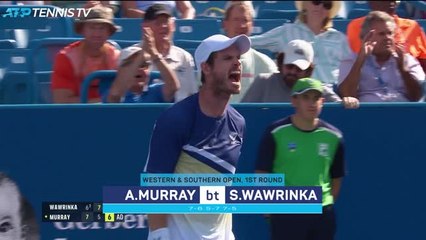 Murray outlasts Wawrinka in battle of the veterans