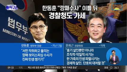 한동훈 ‘보이스피싱 수사’ 강조 이틀 뒤…경찰청도 가세