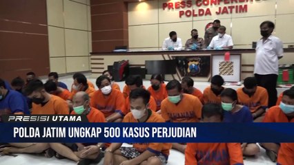 Polda Jatim Ungkap 500 Kasus Perjudian