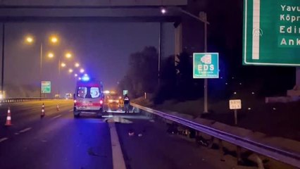 Son dakika haber: TEM Otoyolu'ndaki trafik kazasında 2 kişi öldü