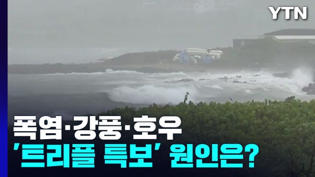 [뉴스라이브] 남부·남해안 내일까지 최대 150mm...해안가 강풍 주의 / YTN