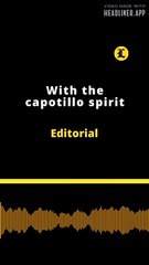 Editorial en inglés: With the capotillo spirit