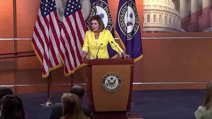 'Is Trump a crook__ Nancy Pelosi sparks laughter with response