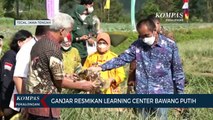 Ganjar Resmikan Learning Center Bawang Putih