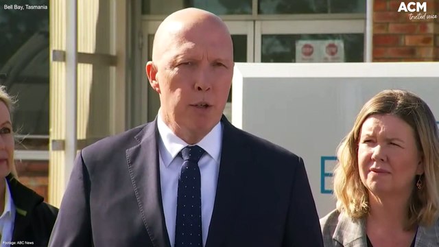 Opposition Leader Peter Dutton responds to questions around the Morrison government's 'secret ministries' | August 16, 2022 | Canberra Times