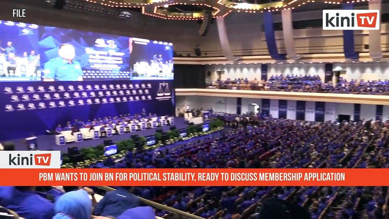 PBM wants to join BN for 'political stability', ready to discuss membership application