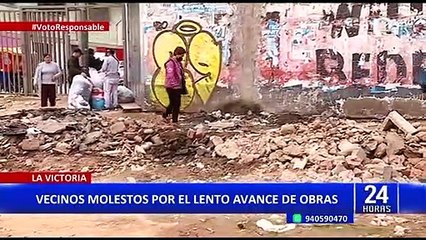 La Victoria: obras en Parinacochas continúan abandonadas y generan malestar en los vecinos
