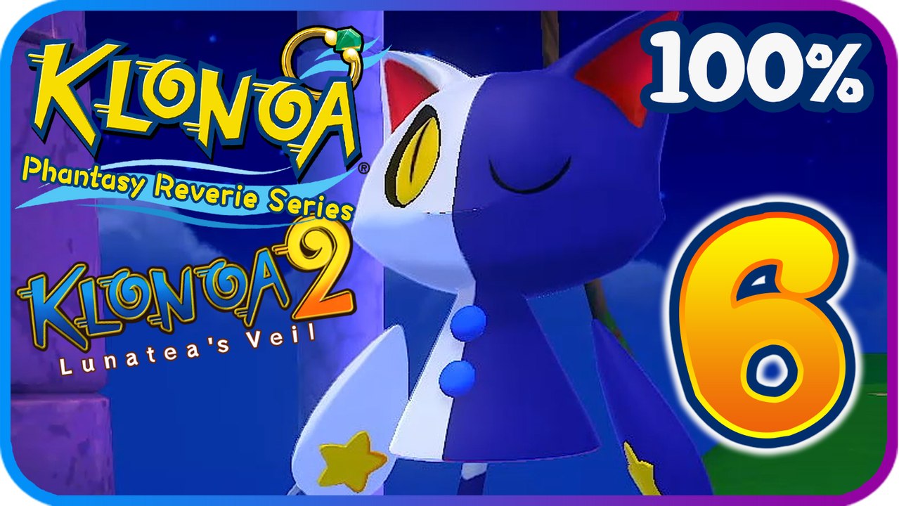Klonoa Phantasy Reverie Walkthrough Part 6 ~ Lunatea's Veil ~ 100% ~ Noxious La-Lakoosha (PS5)