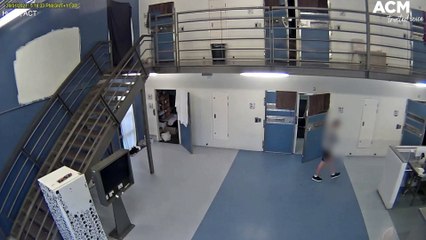 CCTV footage shows  Anthony McIver assaulting prisoner at Alexander Maconochie Centre | August 16, 2022 | Canberra Times