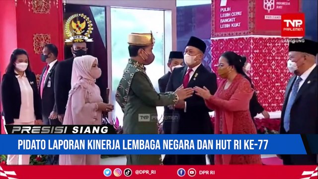 Presiden Jokowi Sampaikan Pidato Kenegaraan pada Sidang Tahunan MPR RI