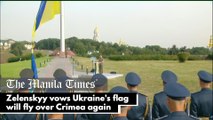 Zelenskyy vows Ukraine's flag will fly over Crimea again