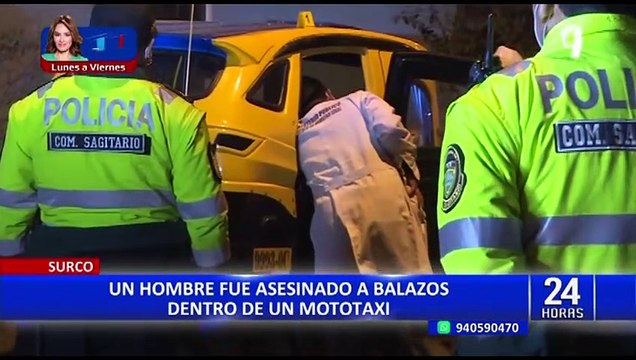 Acribillan a extranjero dentro de una mototaxi: conductor de la unidad resultó gravemente herido