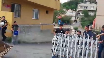 Tokatköy'de yıkım başladı