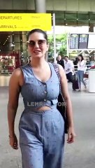 Sunny Leone का Paparazzi के साथ क्यूट मूवमेंट, पूछा - नाश्ता खाया 