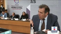 Lorenzo Córdova estuvo presente en parlamento abierto para reforma electoral