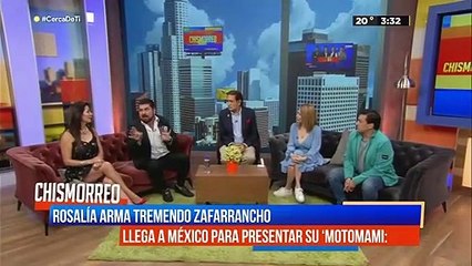 Se arma tremendo zafarrancho con Rosalía a su llegada a México