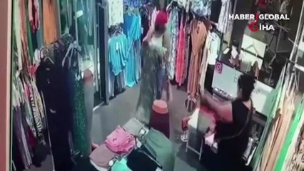 Ataşehir’de mağazada skandal olay! Kameraya böyle yakalandılar