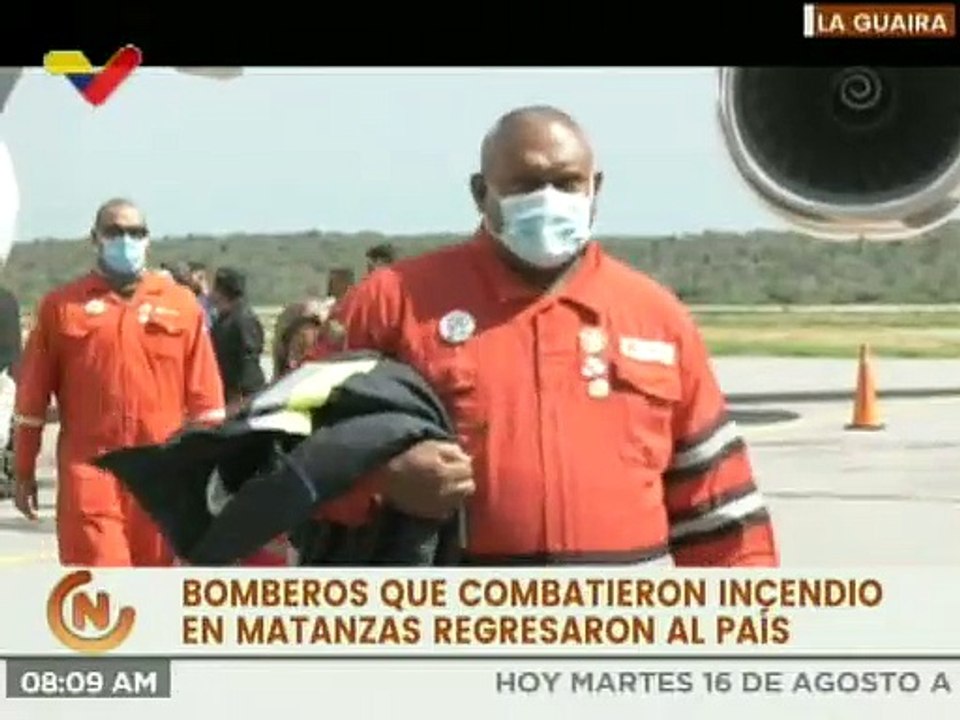 Bomberos venezolanos cuentan cómo lograron combatir el incendio en Matanzas, Cuba