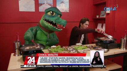 "Lolong" star Ruru Madrid, bumisita sa loyal viewers ng dambuhalang serye; cast, thankful sa magandang rating na patuloy nilang natatanggap | 24 Oras