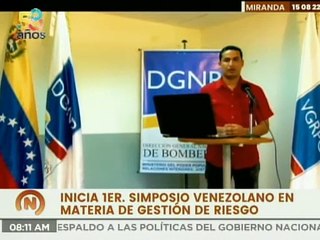 Cuerpo de Bomberos de Miranda realizan simposio en materia de Gestión de Riesgo en el 85°aniversario