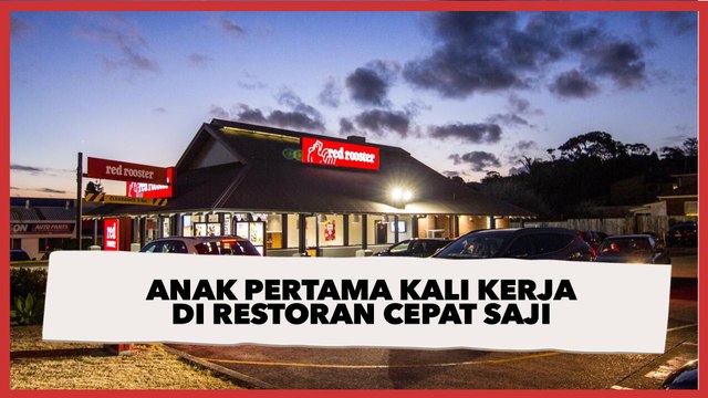 Anak Pertama Kali Kerja di Restoran Cepat Saji, Kelakuan saat Menyerahkan Pesanan Bikin Ngakak