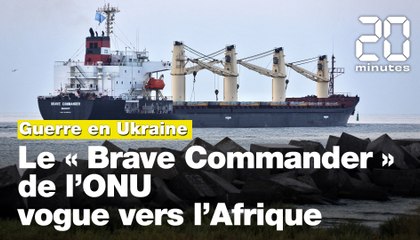 Video herunterladen: Guerre en Ukraine : Le premier navire humanitaire de l'ONU achemine des céréales vers l'Afrique