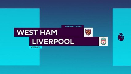 FT West Ham 1 - 4 Liverpool