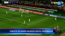 Doblete de Enner Valencia en el fútbol de Turquía