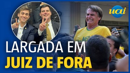 Bolsonaro lança campanha em Juiz de Fora (MG)