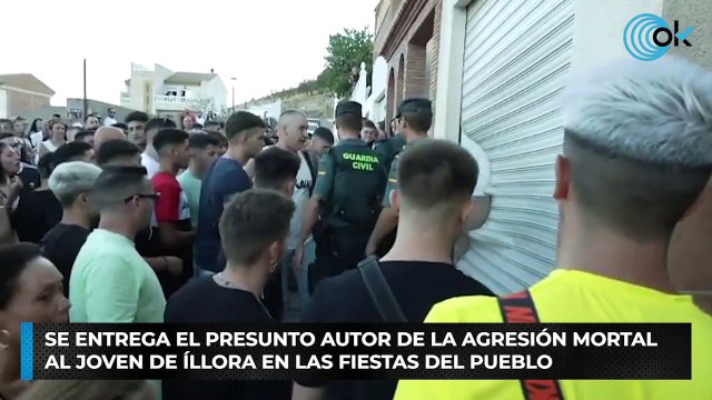 Se entrega el presunto autor de la agresión mortal al joven de Íllora en las fiestas del pueblo
