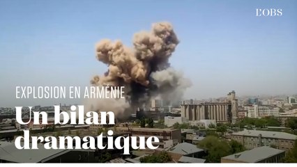 La gigantesque explosion en Arménie a fait au moins 16 morts et 60 blessées
