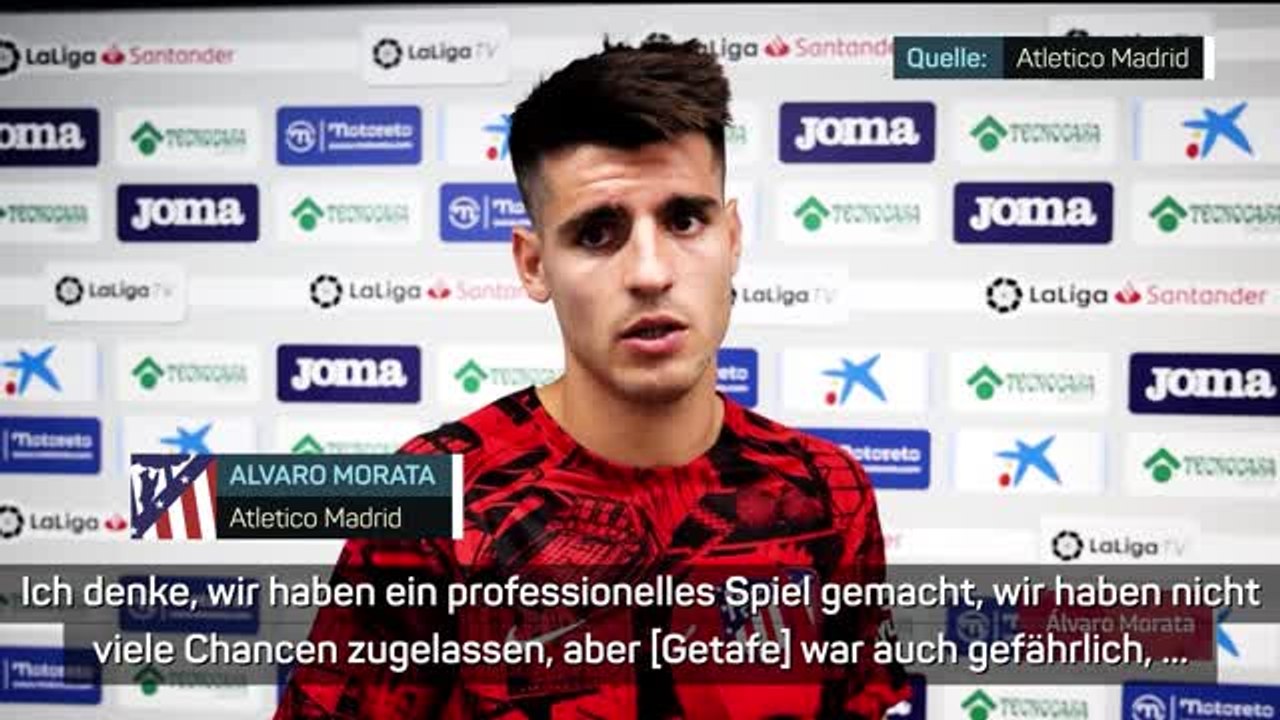 Morata nach Sieg: 'Müssen zufrieden sein'