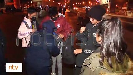 Decomisan y desechan bebidas alcohólicas en la caminata