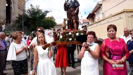 Procesión de San Roque en las Fiestas de Villarino 2022