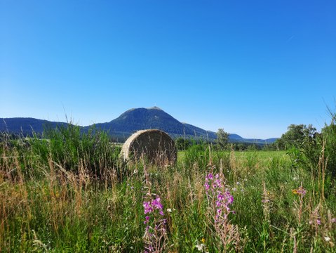 Le puy de Mercœur à Laschamps dans le Puy de Dôme