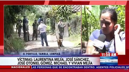 Asesinan a cinco miembros de una familia en Lempira