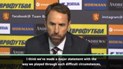 If anything happened in the second half we were coming off - Southgate