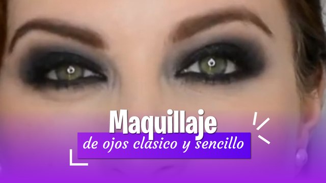 Tutorial clasico pero muy sencillo para hacer un hermoso maquillaje de ojos