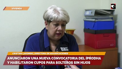 Anunciaron una nueva convocatoria del Iprodha y habilitaron cupos para solteros sin hijos