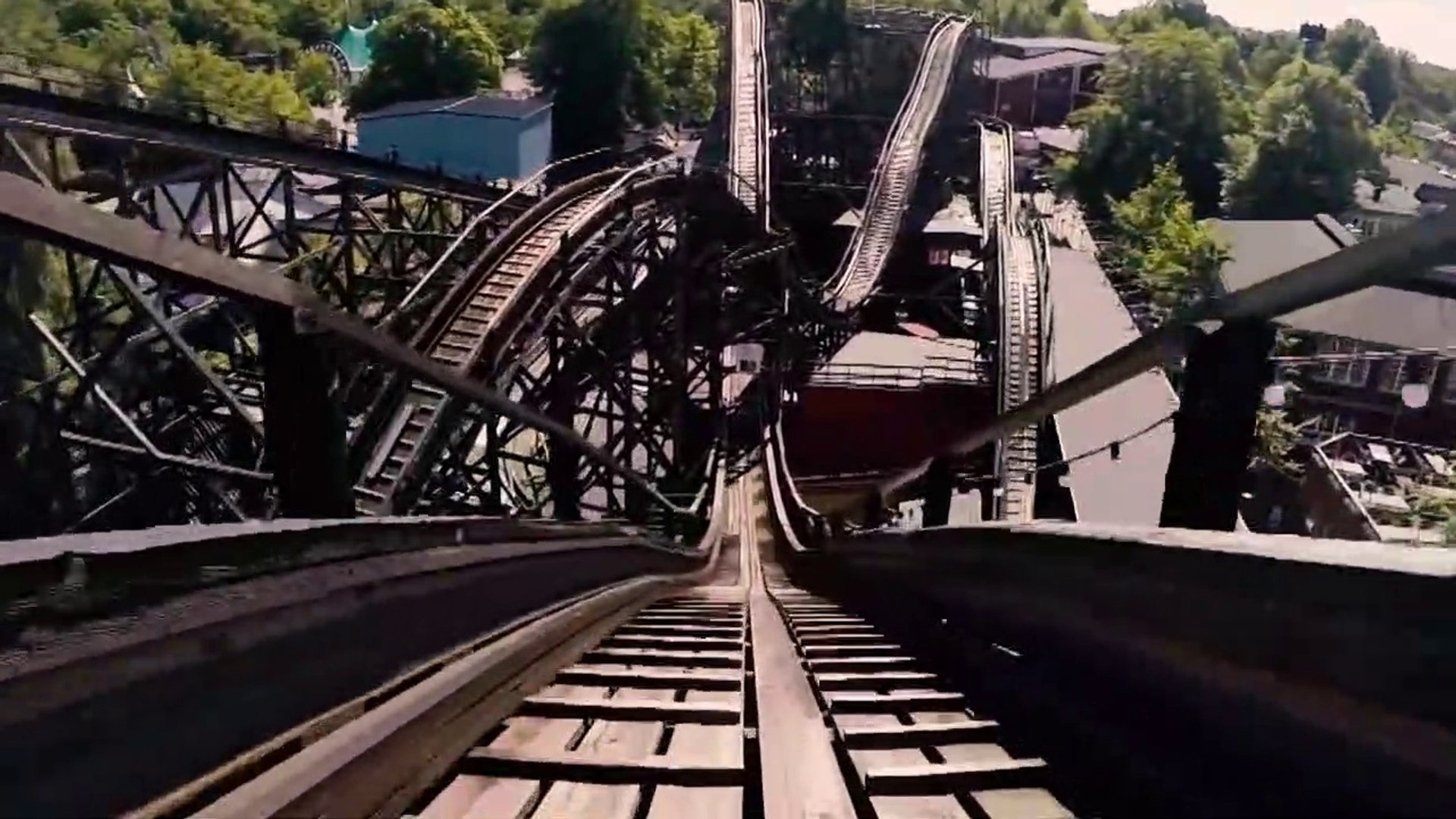 Ruthschebanen Roller Coaster (Tivoli Gardens Amusement Park - Copenhagen,  Denmark) - Roller Coaster POV Video - Front Row - video Dailymotion
