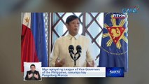 Mga opisyal ng League of Vice Governors of the Philippines, nanumpa kay Pangulong Marcos | Saksi