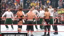 FULL MATCH — John Cena, Triple H & Edge vs. The Spirit Squad: Raw