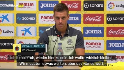 Lo Celso: Habe mit Villarreal noch “viele Ziele”