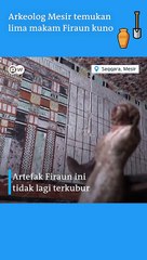 Lima Makam Firaun Kuno Ditemukan Arkeolog Mesir