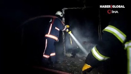 Ordu'da kulübe yangını! Piknik tüpü bomba gibi patladı