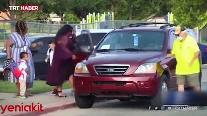 ABD'li annenin 5 yaşındaki çocuğunu okula hazırladığı video şoke etti!